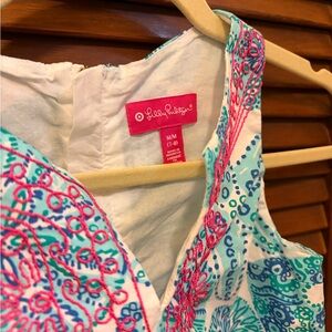 Lilly Pulitzer for Target Teal and Pink Paisley Dress